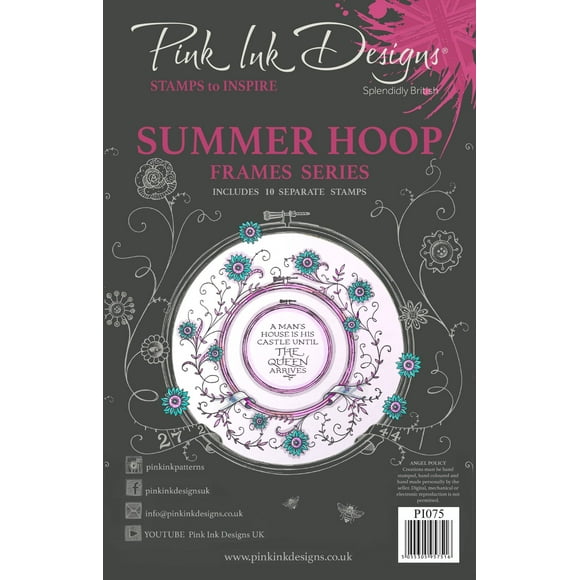 Summer Hoop A5 Clear Stamp Set