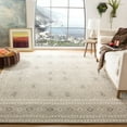 thumbnail image 2 of SAFAVIEH Micro-Loop Aditya Geometric Area Rug, Grey/Ivory, 7' x 7' Square, 2 of 8