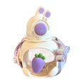 thumbnail image 1 of Botella de agua infantil Rabbit de 690 ml con pajita Blanco, 1 of 9