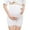 White, variant on FAMTKT Maternity Shorts, Women's High-waist Belly Lift Pregnant Women Adjustable Lace Maternity Shorts