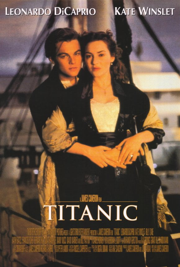 Leonardo DiCaprio & Kate Winslet photo print poster Pre signed Titanic 