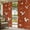 Red, variant on Outdoor Curtains for Patio Waterproof, Japanese Style Outdoor Privacy Panels Grommet, Vintage Art Cranes Ocean Wave Yellow Blackout Outside Curtains for Porch/Cabana/Pergola/Gazebo 54"x84", 2 Panels
