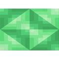 thumbnail image 1 of Ahgly Company Indoor Rectangle Patterned Lime Mint Green Area Rugs, 2' x 4', 1 of 6