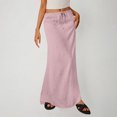 thumbnail image 2 of Women's Flowy Maxi Skirt 2025 Extra Long Casual Summer Pleated Skirts Beach Vacation Clothes, 2 of 6