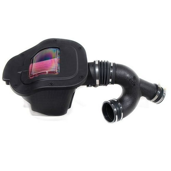 Fits 2018-2020 Ford F-150 Roush Performance Kovington Cold Air Intake 422089 Black Tube; Washable Wire Mesh Filter; With Air Box