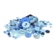 thumbnail image 5 of Botones artesanales Color azul Varios tamaños Resina premium Exquisitos Botones azules de amplia aplicación duraderos para proyectos de bricolaje, 5 of 5