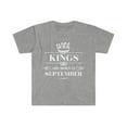 thumbnail image 1 of Kings are born in September Unisex T-shirt S-3XL September Birthday boy, 1 of 2