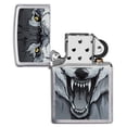 thumbnail image 4 of Zippo Street Chrome Wolf Windproof Pocket Lighter, 4 of 6