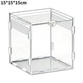 thumbnail image 1 of Acrylic Jumping Spider Enclosure, Transparent Reptile Terrarium Enclosure, Small Reptiles Habitat Tank Breeding Box for Tarantula Insect Snake Lizard, 1 of 8