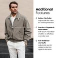 thumbnail image 5 of Weatherproof Garment Co. Men's Microfiber Classic Golf Jacket Willow Large, 5 of 5