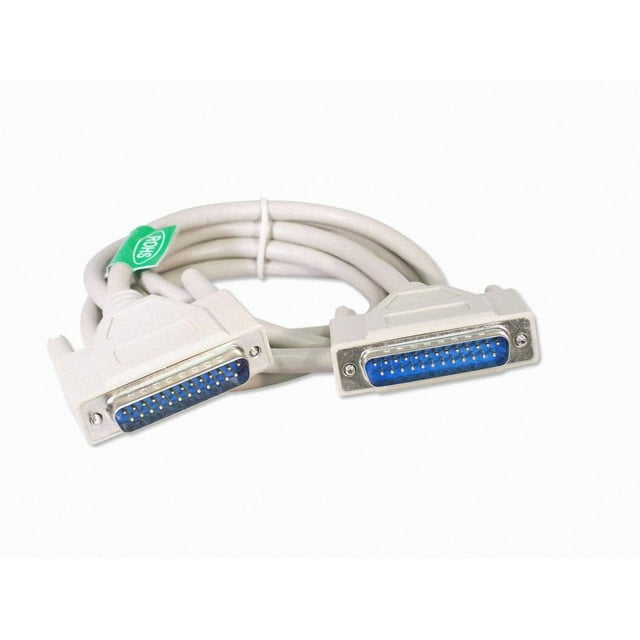Your Cable Store Cable De Puerto Serie Db25 De 25 Pines Macho/Macho Rs232 De 6 Pies