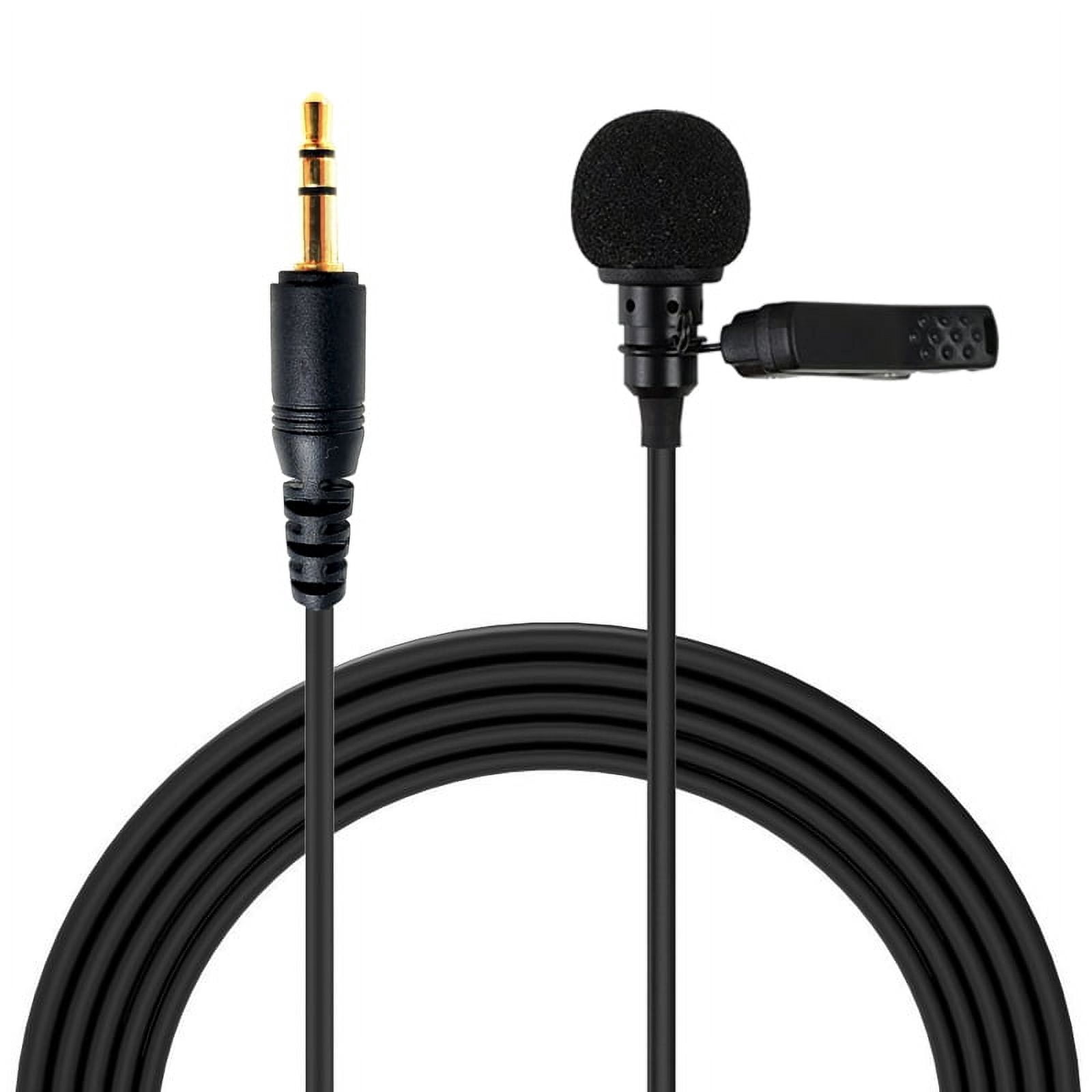 Omnidirectional Lavalier Condenser Microphone Compatible for RODE Wireless GO 2.4G Wireless System
