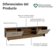 thumbnail image 4 of Mueble Mesa Para Tv Rack Madesa Agata 2 Puertas Hasta 80 MC3, 4 of 10