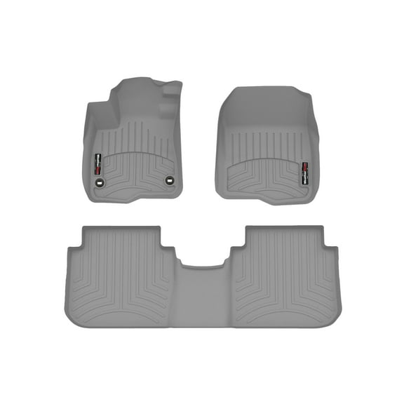 WeatherTech Custom Fit FloorLiners compatible with Honda CR-V, CR-V Hybrid - 1st & 2nd Row, Grey