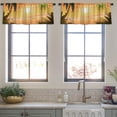 thumbnail image 4 of LALILO Kitchen Curtain Valance Beautiful Turquoise Waters Rod Pocket Window Curtain 52"x 18" Set of 2, 4 of 7