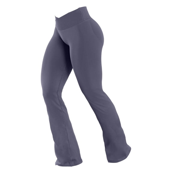 Pantalones de yoga para mujer, ropa moldeadora informal para adelgazar, gimnasio, ciclismo, caminar Azul M