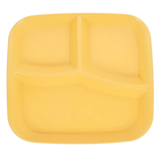 OULII Divided Plates For Kitchen Four-section Reusable Tableware 1Set