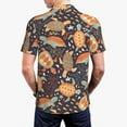 thumbnail image 4 of Daiia Turtles and Sea Plants Pattern Men’s Polo Shirts,Solid Deck Shirt,Classic Fit, Breathable Cotton Polo for Casual and Sport Wear-Small, 4 of 9