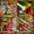thumbnail image 4 of Festive Dinosaur Christmas Decoration Holiday Banner for Kids Party Indoor Celebration Seasonal Decor, 4 of 9