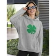 thumbnail image 3 of Tstars Womens Irish Shamrock Green Clover Heart Gift for St Patricks Day Shirts Gift for Her Irish Shirt Pride Proud Irish Women pretty Hoodies, 3 of 6