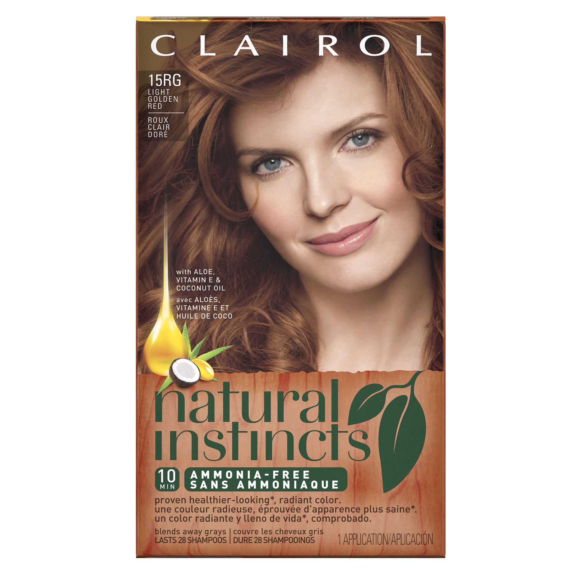 Clairol Natural Instincts Semi-Permanent Hair Color, Medium Golden Blonde,  8G/ 4 