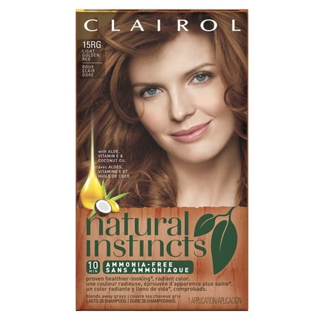 Clairol Natural Instincts Hair Color 7gr Light Golden Red 1 Kit