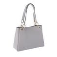 thumbnail image 5 of Michael Kors Trisha Large Triple Gusset Compartment Shoulder Bag Pearl Grey, 5 of 12