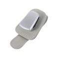 thumbnail image 1 of Clip de gafas de sol para coche Unique Bargains, magnético, universal, para visera del sol, clip de almacenamiento protector para gafas, cuero de vaca, aleación de aluminio, gris, 10x4.5cm, 1 pieza, 1 of 1