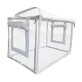 thumbnail image 3 of Caja de aire , cubierta de invernadero de PVC, interior y exterior, plegable, reutilizable, transparente, fácil de usar, invernadero de jardín claro, 3 of 8