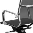 thumbnail image 4 of Flash Furniture Mid-Back Black Mesh Executive Swivel Office Chair with Synchro-Tilt Mechanism, 4 of 6