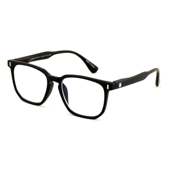 Men Women Matte Progressive Clear Reading Glasses - Anti Blue Blocker - Zero Power On Top CR20  2.00