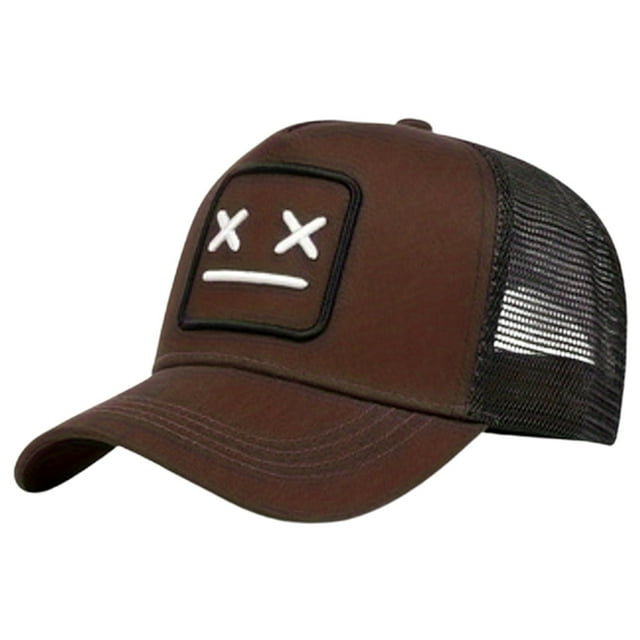 GDREDA Quick-Dry Baseball Caps Embroidered Patch Baseball Cap For Men And Women Adjustable Sunshade Hat Casual Style For Everyday Use,Coffee