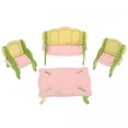 thumbnail image 2 of BESTSKY 2026 New Colorful Wooden Doll House Furniture Room Set,Wood Miniature Bathroom/ Living Room/ Bedroom/ Kitchen House Furniture Dollhouse Doll Decoration Accessories Pretend Play Kids Toys, 2 of 6