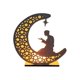 thumbnail image 1 of Wooden Crafts Ornament Lamp Middle East Festival Eid Decorative Lamp Moon Led Decorative Lamps, E, 1 of 5