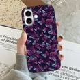 thumbnail image 6 of Compatible with Iphone 16 Case - Cute Soft Purple Butterfly Silicone Case Compatible with Iphone 16 Phone Case for Women Men, 6 of 6