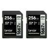 Lexar Professional SILVER Series 1667x SDXC UHS-II Card, 2 Pack (256 GB), LSD1667256G-B2NNU