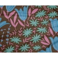 thumbnail image 4 of oneOone Polyester Lycra Brun Tissu Feuilles & Floral Robe Tissu Tissu Imprimé par la Cour 56 Pouces de Large, 4 of 4