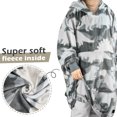 thumbnail image 4 of Catalonia Oversized Blanket Hoodie Sweatshirt, Wearable Fleece Pullover for Adult Men Women Teenagers Kids Wife Girlfriend, 4 of 7