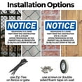 thumbnail image 3 of (2 Pack) Trespassing Is A Crime Theft From This Construction OSHA Notice Sign, 3 of 8