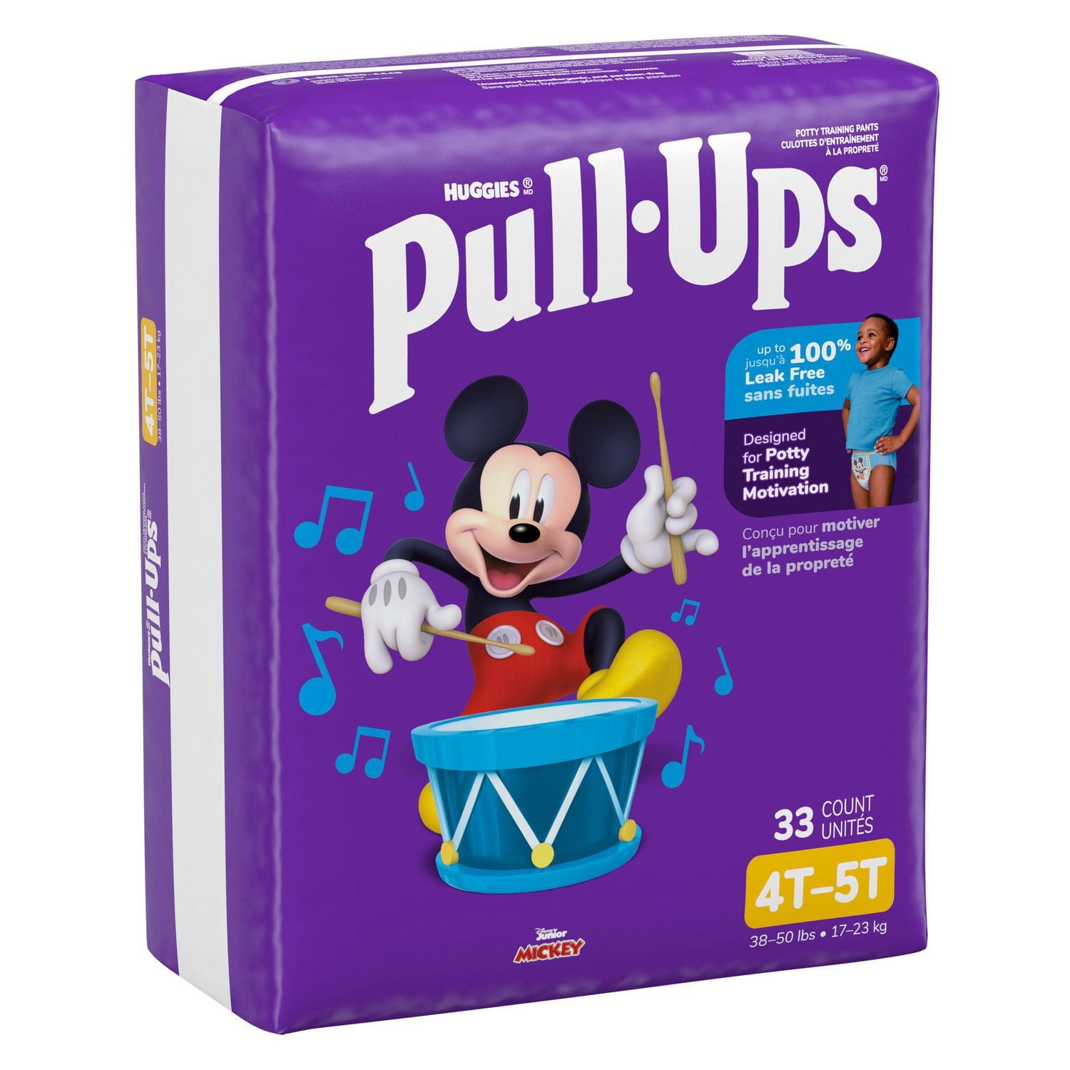 Sous-vêtements d’entraînement Pull-Ups pour garçons, 2T-6T (16 à 50+ livres]), 80-124 sous-vêtements