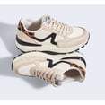thumbnail image 6 of LUCKY STEP Womens Retro Chunky Sneakers Fashion Color Blocked Casual Shoes,Beige, 6 of 10