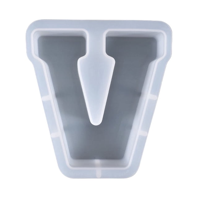 Xihbxyly Letras de Gel de Cristal para Hacer Tú Mismo, Moldes Grandes de Resina para Alfabeto, Diseño Flexible y Reutilizable, Decoración de Escritorio, Fabricación de Jabón de Cera de Vela, Decoraci