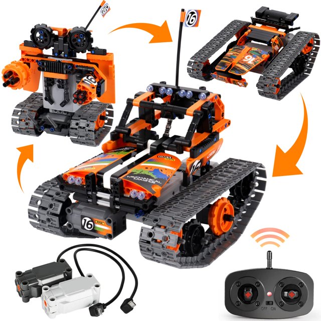 Kit de construcción con control remoto BIRANCO 3 en 1 STEM Toy