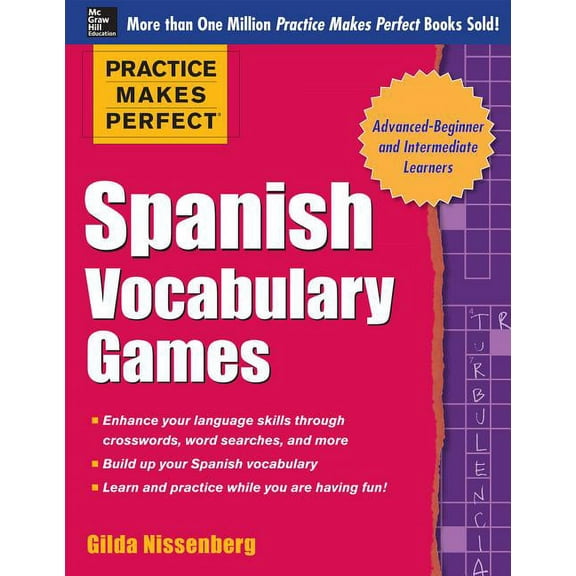 Spanish Vocabulary Games, (Paperback)