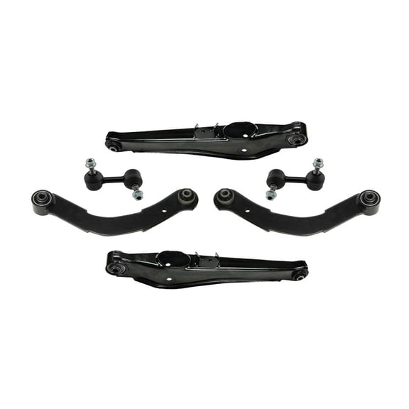 PartsW - 6 Pc Rear Suspension Kit Upper & Lower Control Arms   Sway Bar Links Fits Dodge Caliber/Jeep Compass without Off-Road Package/Jeep Patriot without Off-Road Package