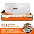thumbnail image 4 of Láminas de papel de aluminio Stock Your Home, 15 x 27 cm, 500 unidades, 4 of 7