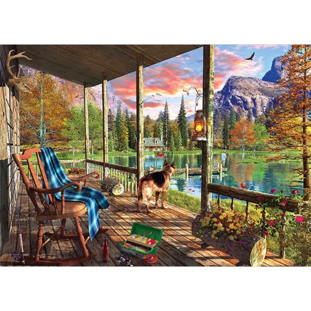Drill Diamond Painting (DE3569) 5D DIY Kit de bordado de punto de cruz completo (Dog06) 50x70cm FLhrweasw Nuevo