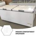 thumbnail image 4 of Nebra de hierro separador metal divisor divisor estante divisor refrigerador separador separador de congelador profundo divisor de fronteras de hierro congelador divisor, 4 of 8
