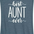 thumbnail image 3 of Instant Message - Best Aunt Ever - Women's Racerback Tank Top, 3 of 6