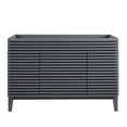 thumbnail image 6 of Modway Render 47" Plastic and Wood Bathroom Vanity Cabinet in Gray, 6 of 6